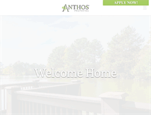 Tablet Screenshot of anthosproperties.com
